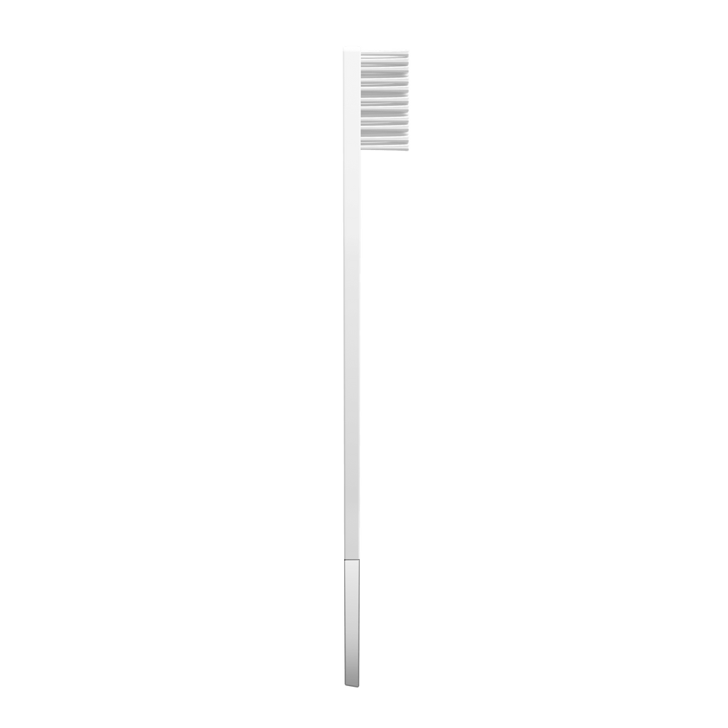 SLIM by Apriori white & silver disposable toothbrush