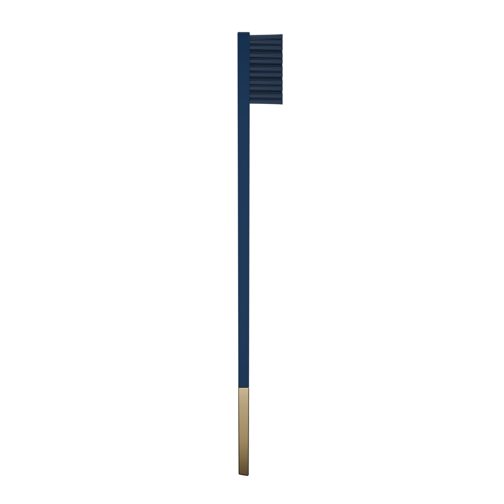 SLIM by Apriori sapphire & gold disposable toothbrush
