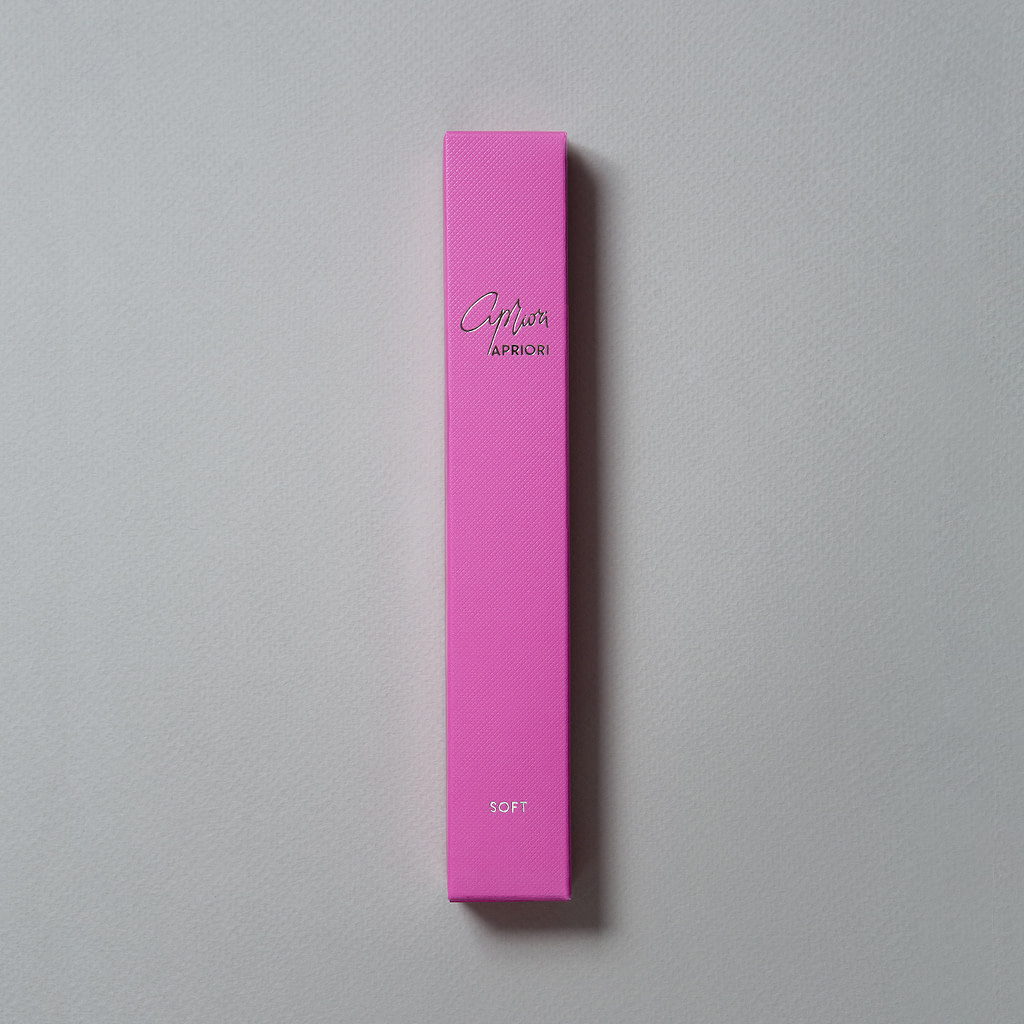 Bubblegum Pink Silver designer toothbrush SLIM by Apriori