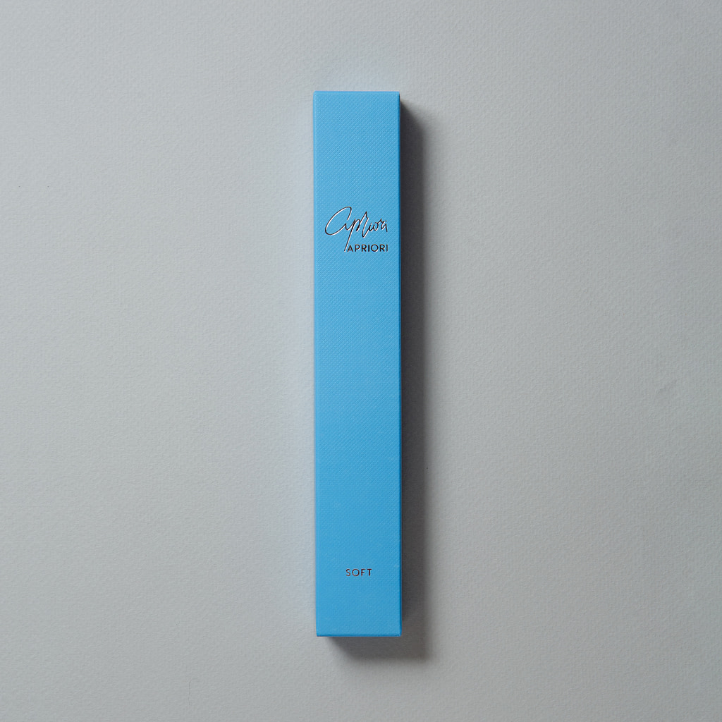 Peaceful Sky Silver designer toothbrush SLIM by Apriori