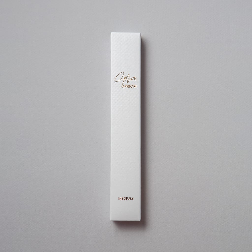 White Gold designer toothbrush SLIM by Apriori